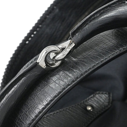 Gucci Black Canvas GG Horsebit Hobo Handbag