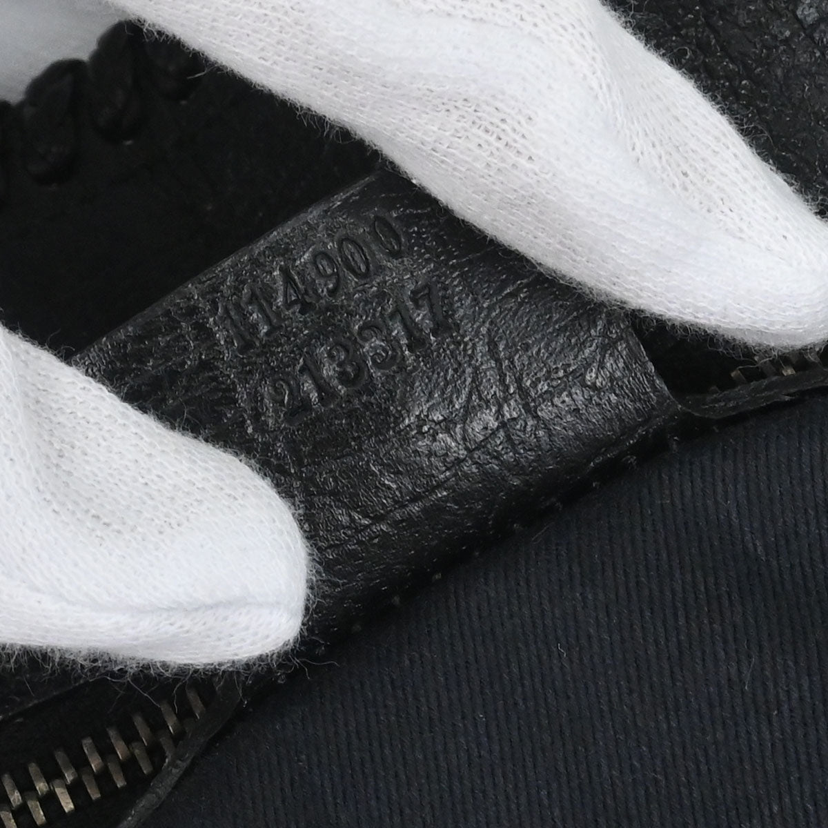 Gucci Black Canvas GG Horsebit Hobo Handbag