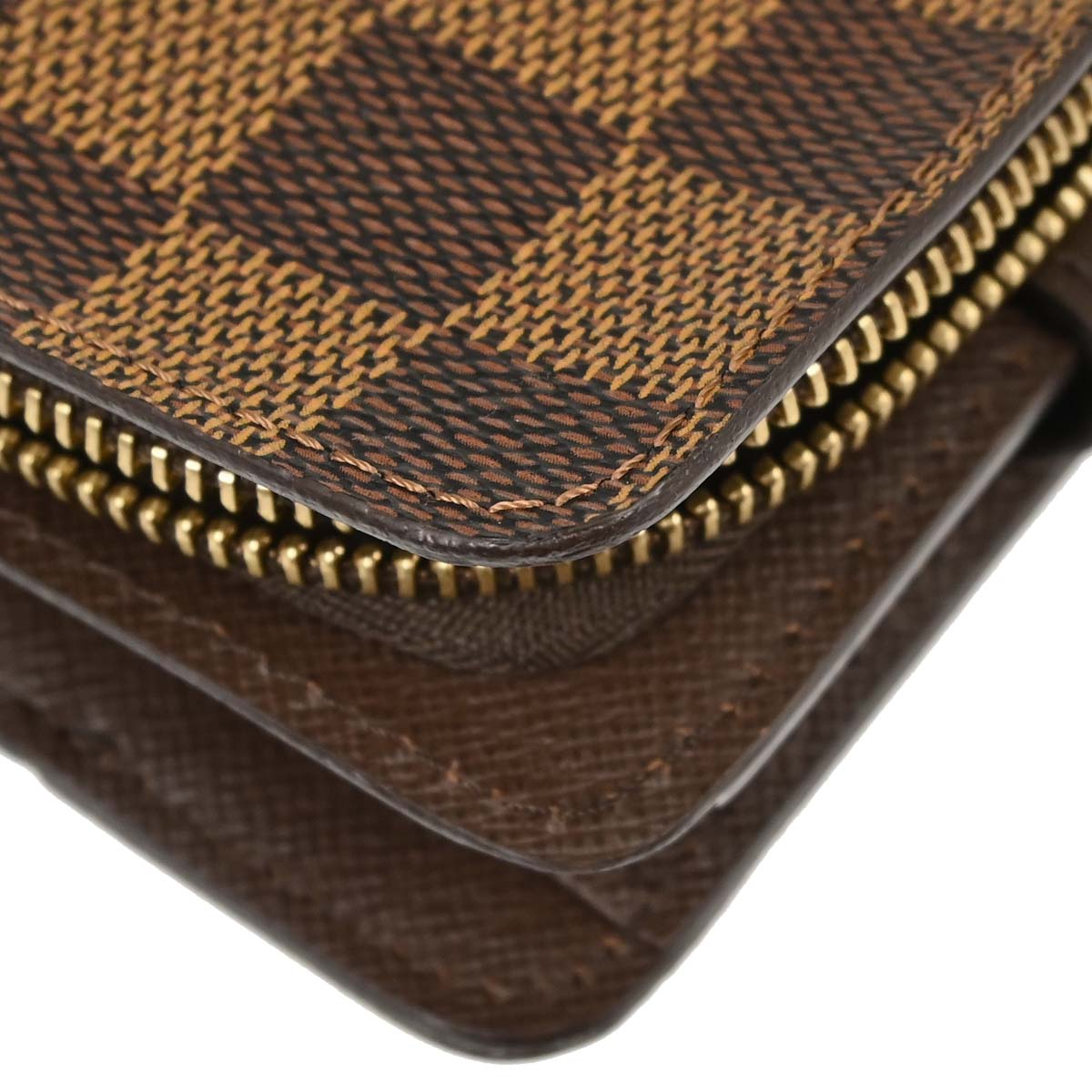 Louis Vuitton Damier Compact Zip Wallet N61668