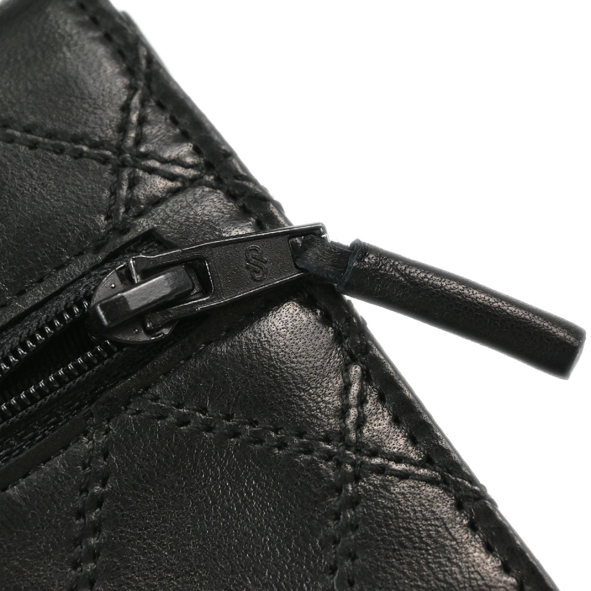Chanel Black Lambskin Bicolore Long Wallet