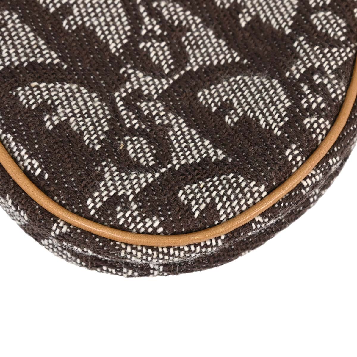 Christian Dior Brown Trotter Saddle Coin Purse Wallet Mini Pouch