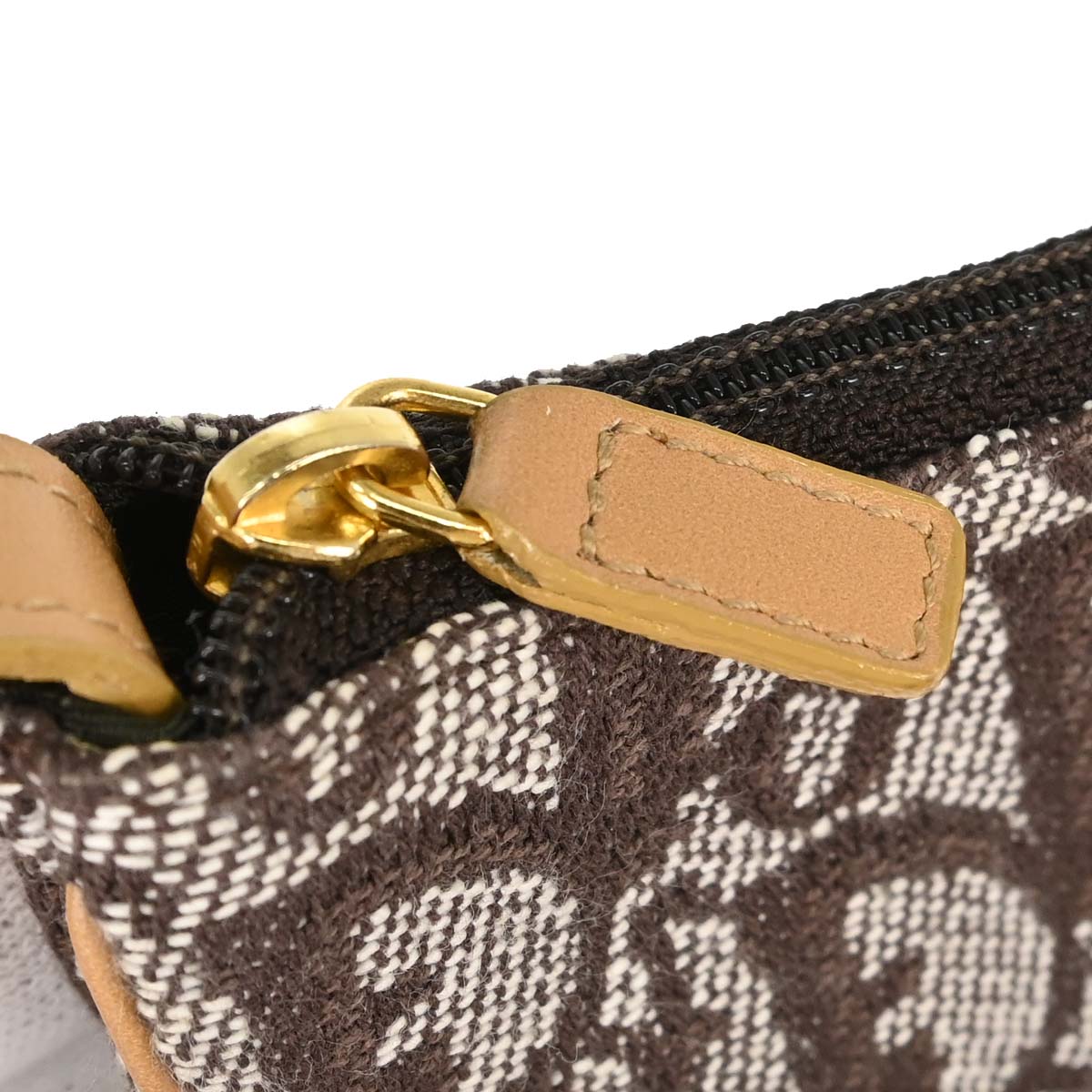 Christian Dior Brown Trotter Saddle Coin Purse Wallet Mini Pouch