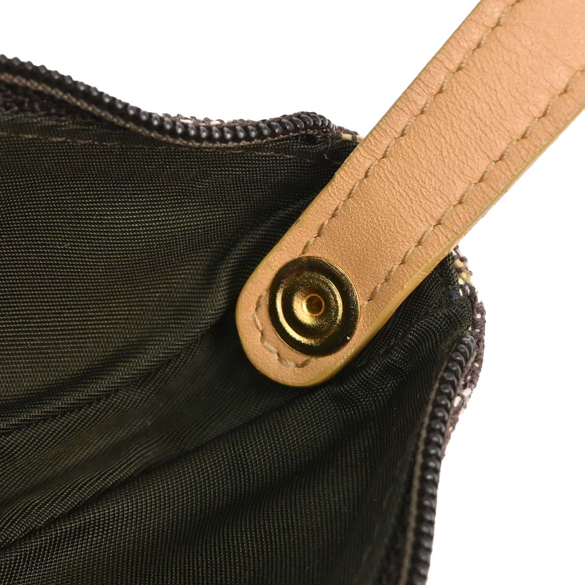 Christian Dior Brown Trotter Saddle Coin Purse Wallet Mini Pouch