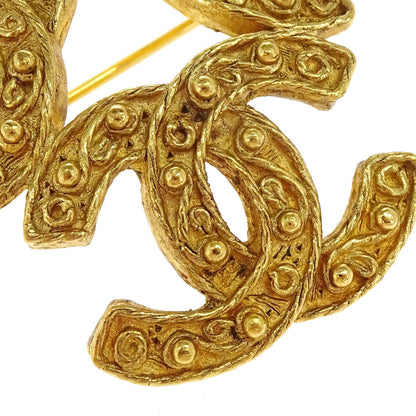 Chanel Gold Triple CC Brooch Pin 94A