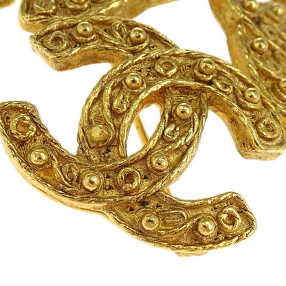 Chanel Gold Triple CC Brooch Pin 94A
