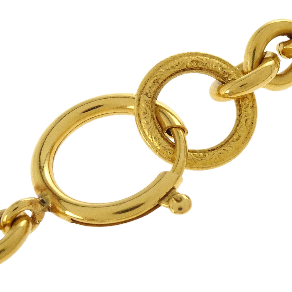 Chanel Gold CC Pendant Necklace 94A