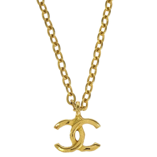 Chanel Gold CC Pendant Necklace 1982