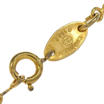Chanel Gold CC Pendant Necklace 1982