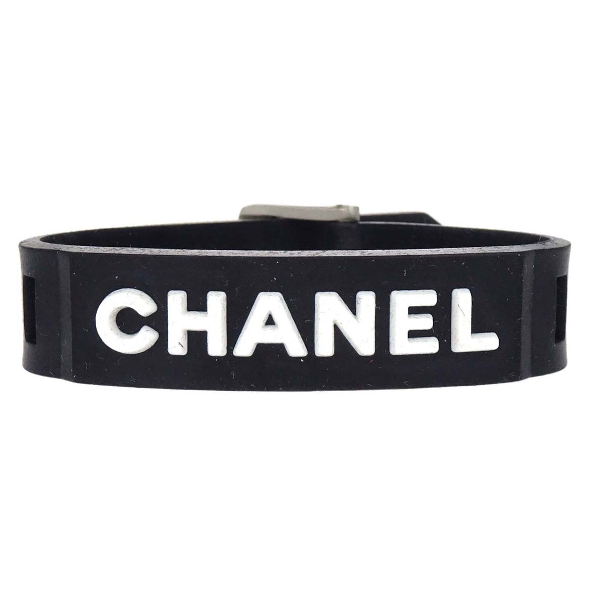 Chanel Rubber Bracelet Black 99P
