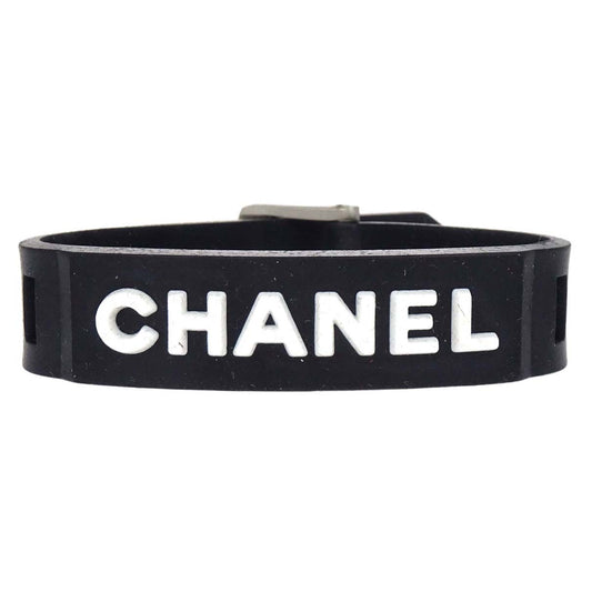 Chanel Rubber Bracelet Black 99P