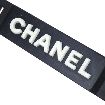 Chanel Rubber Bracelet Black 99P