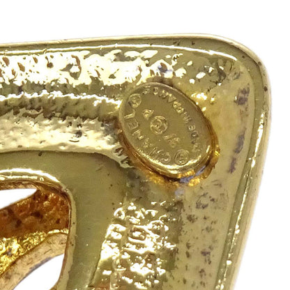 Chanel Rhombus Clip-On Earrings Gold 97P