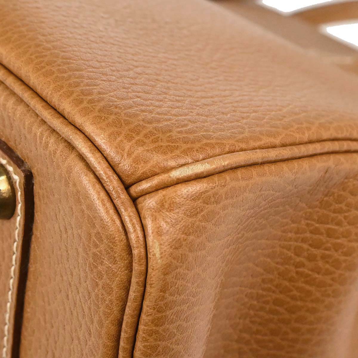 Hermes Natural Ardennes Birkin 35 Handbag