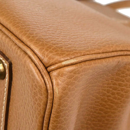 Hermes Natural Ardennes Birkin 35 Handbag