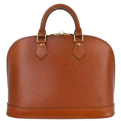 Louis Vuitton Brown Epi Alma Handbag M52143