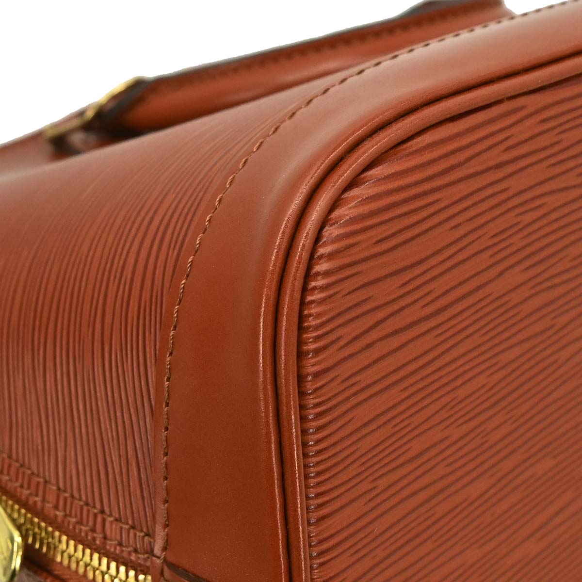 Louis Vuitton Brown Epi Alma Handbag M52143
