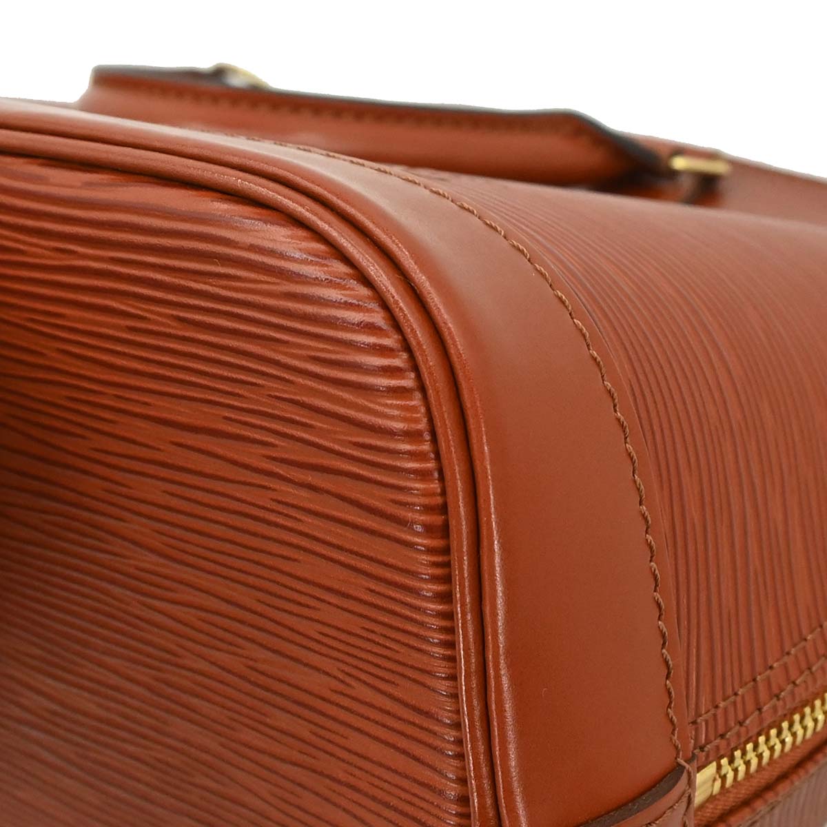 Louis Vuitton Brown Epi Alma Handbag M52143