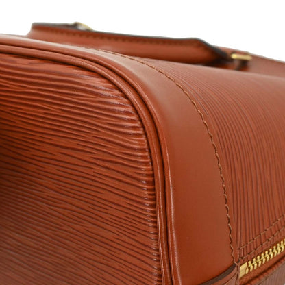 Louis Vuitton Brown Epi Alma Handbag M52143