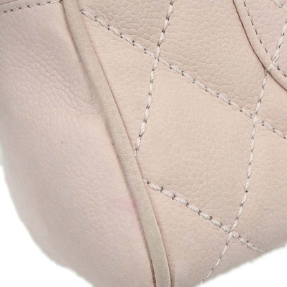 Chanel Light Pink Caviar Skin Bowling Bag 27