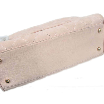 Chanel Light Pink Caviar Skin Bowling Bag 27