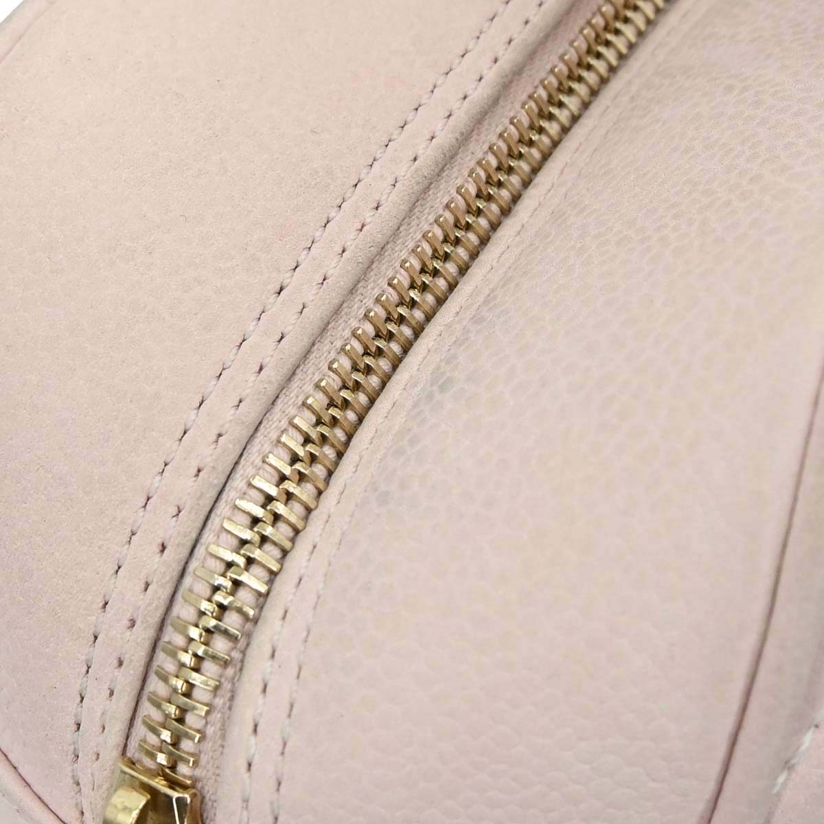 Chanel Light Pink Caviar Skin Bowling Bag 27