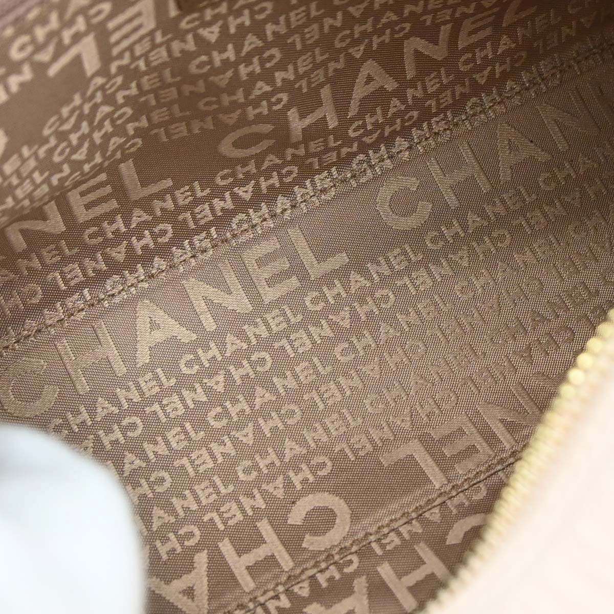 Chanel Light Pink Caviar Skin Bowling Bag 27
