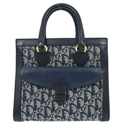 Christian Dior Navy Trotter Tote Handbag