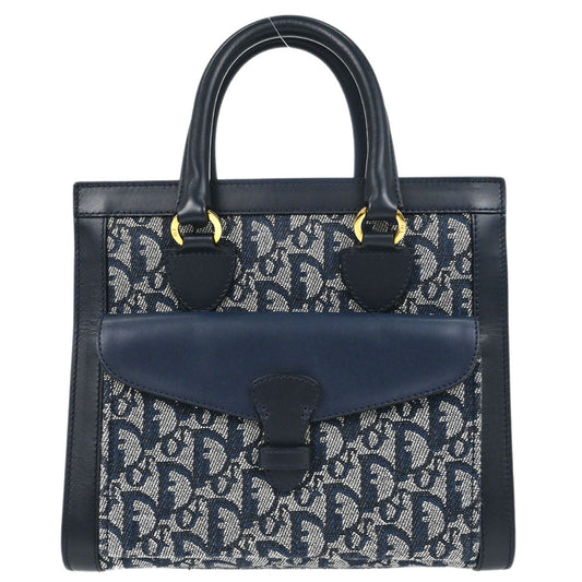 Christian Dior Navy Trotter Tote Handbag