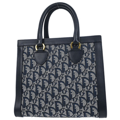Christian Dior Navy Trotter Tote Handbag