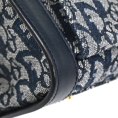 Christian Dior Navy Trotter Tote Handbag