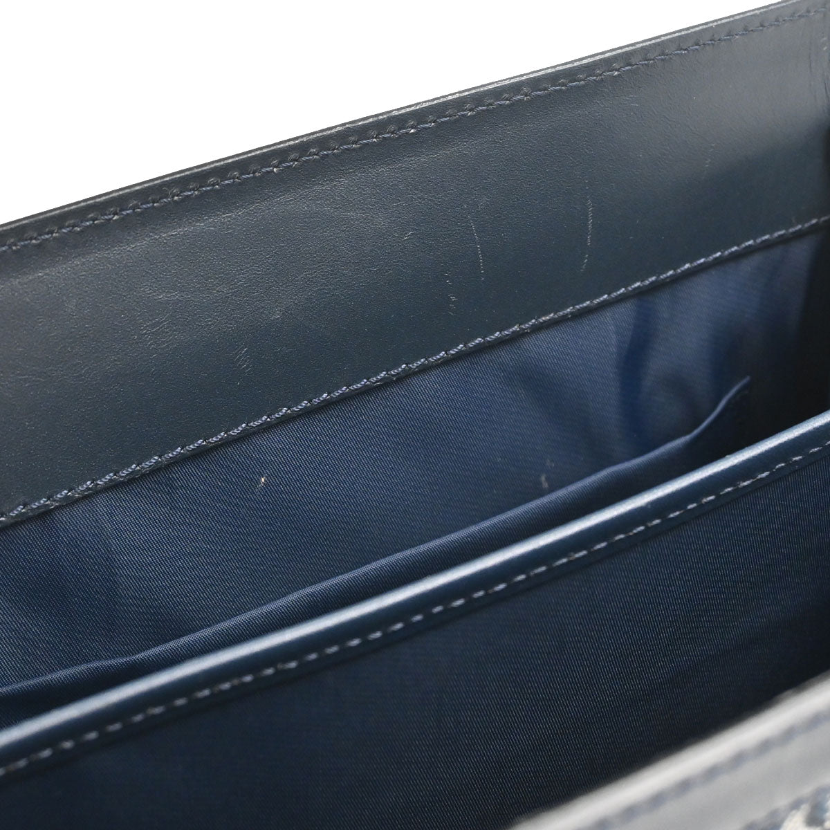 Christian Dior Navy Trotter Tote Handbag