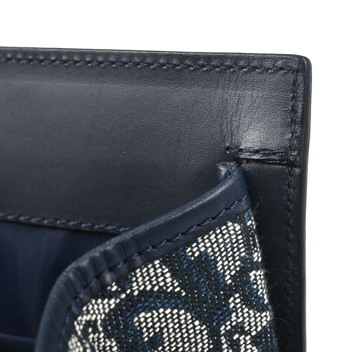 Christian Dior Navy Trotter Tote Handbag