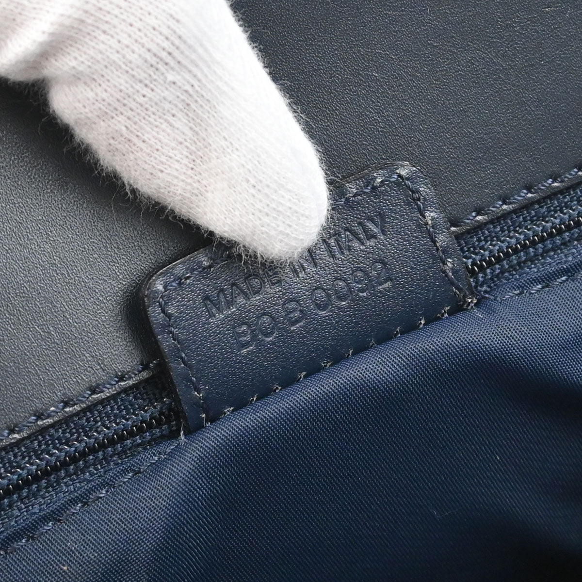 Christian Dior Navy Trotter Tote Handbag