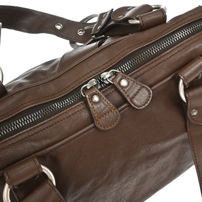 Christian Dior Brown Leather Gaucho Handbag