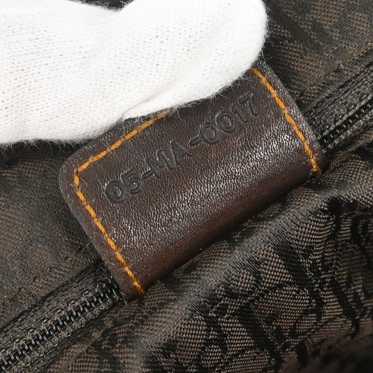 Christian Dior Brown Leather Gaucho Handbag