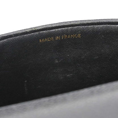Chanel Black Caviar Mini Classic Square Flap Shoulder Bag 17