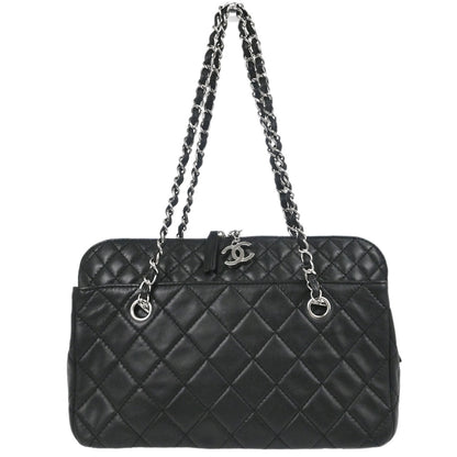 Chanel Black Calfskin In the Business Camera Bag Handbag