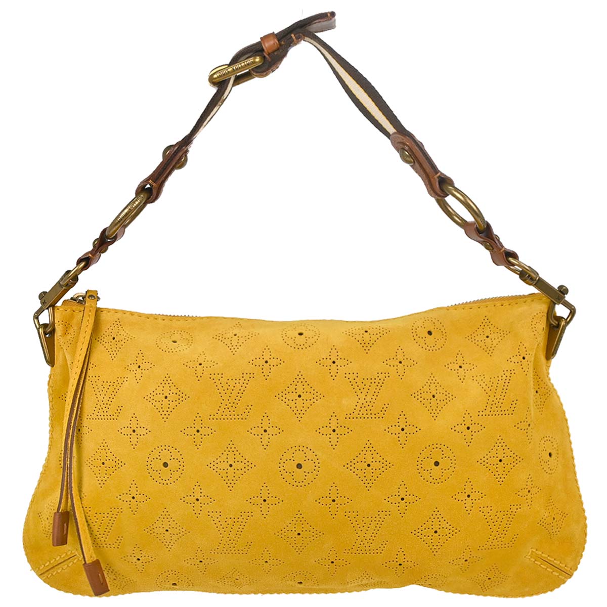 Louis Vuitton Yellow Monogram Suede Onatah PM Handbag M95121