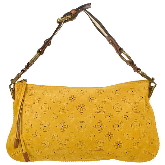 Louis Vuitton Yellow Monogram Suede Onatah PM Handbag M95121