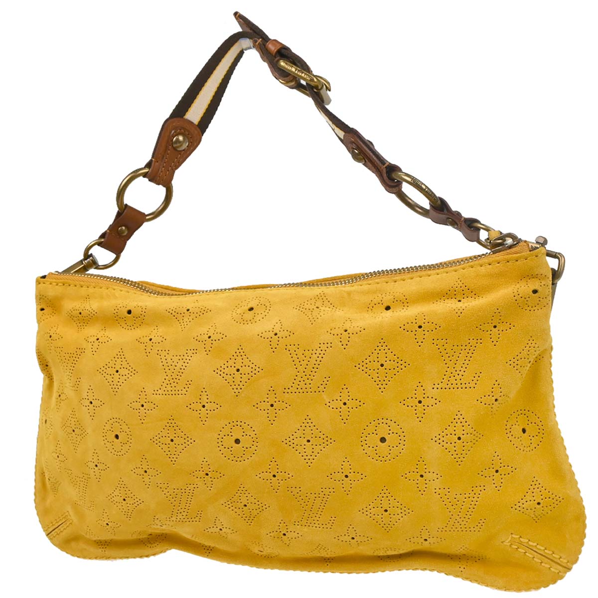 Louis Vuitton Yellow Monogram Suede Onatah PM Handbag M95121