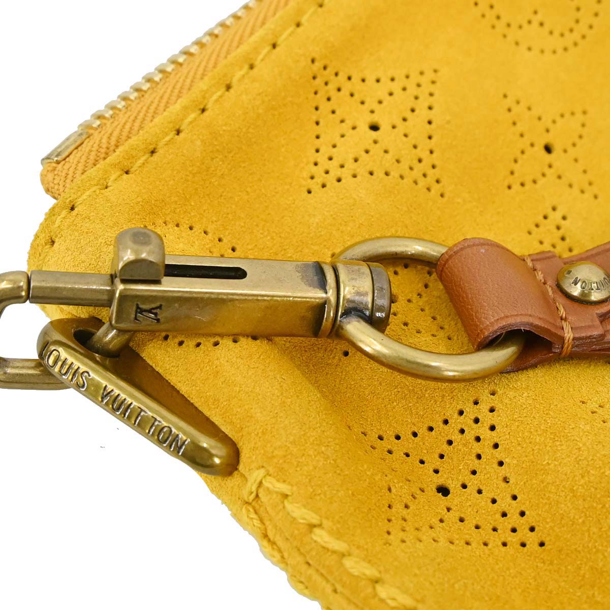 Louis Vuitton Yellow Monogram Suede Onatah PM Handbag M95121