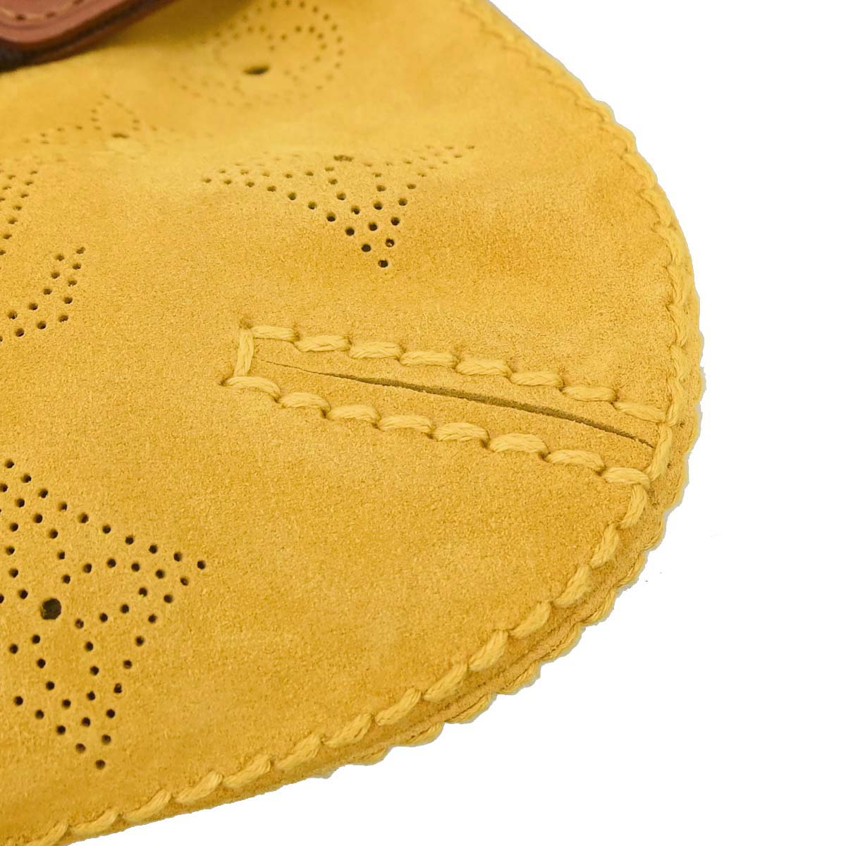Louis Vuitton Yellow Monogram Suede Onatah PM Handbag M95121