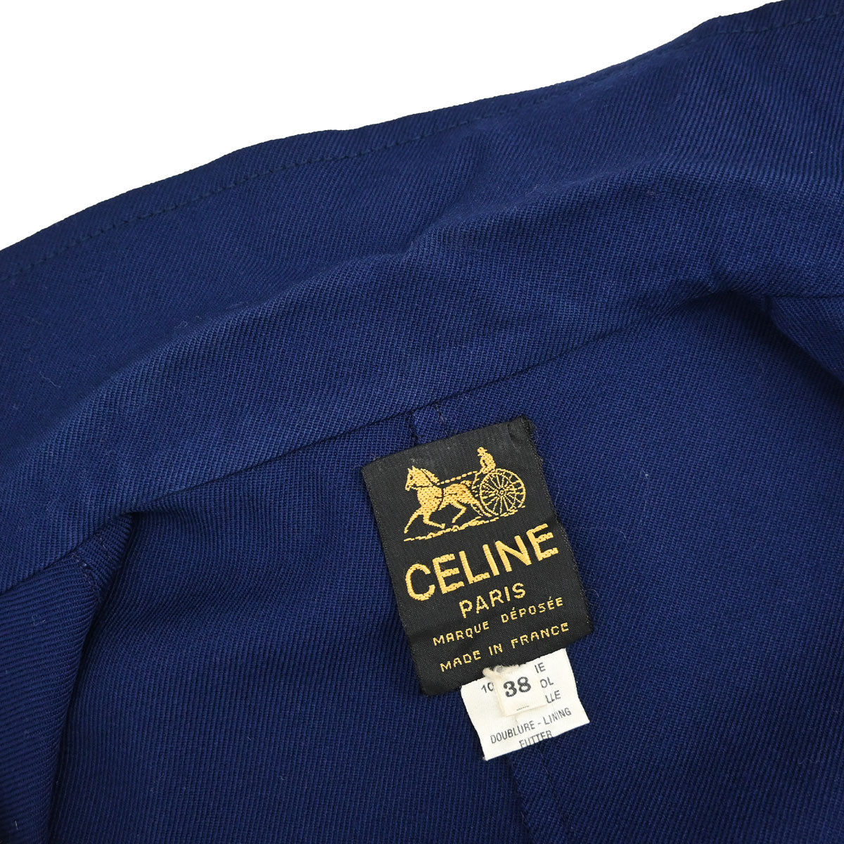 Celine Jacket Macadam Navy #38
