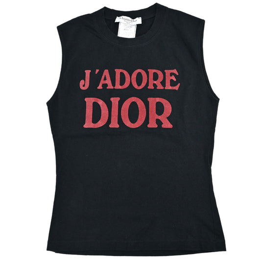 Christian Dior 2002 Sleeveless Tank Top Black #38