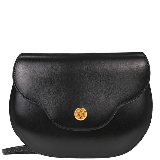 Hermes Black Box Calf Pola Shoulder Bag
