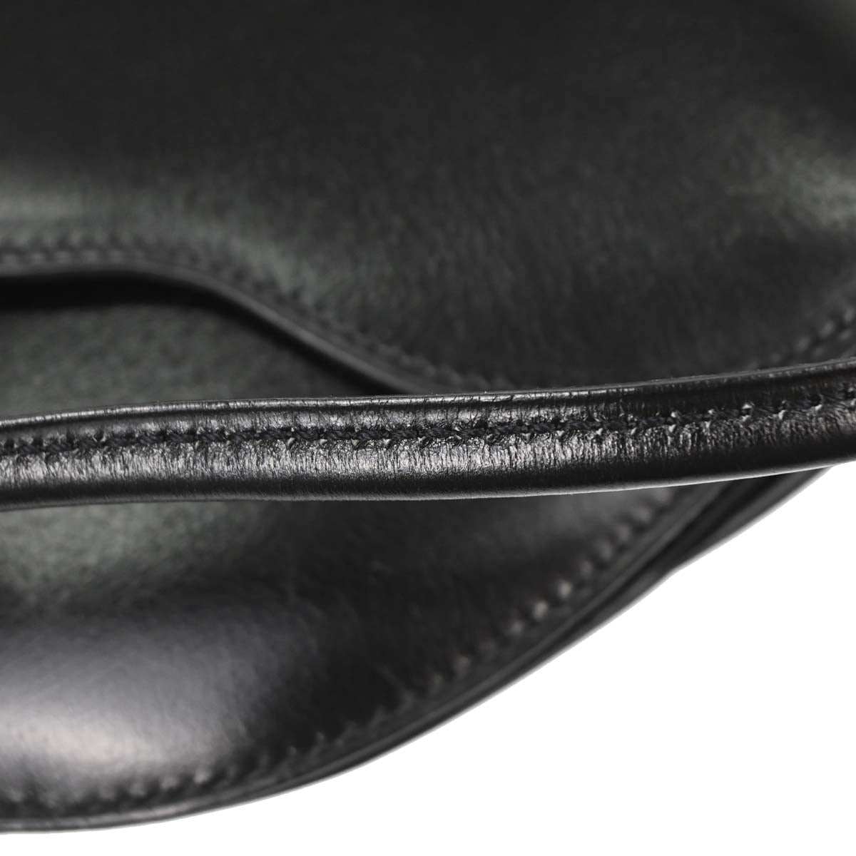 Hermes Black Box Calf Pola Shoulder Bag