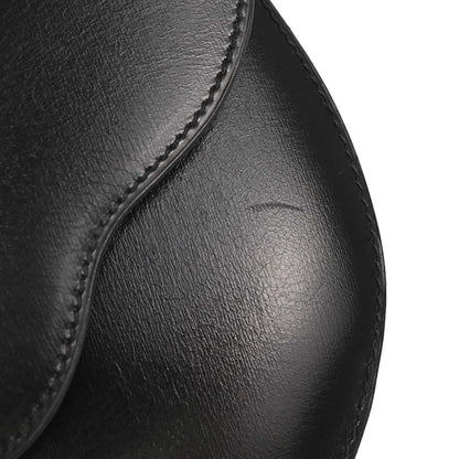 Hermes Black Box Calf Pola Shoulder Bag