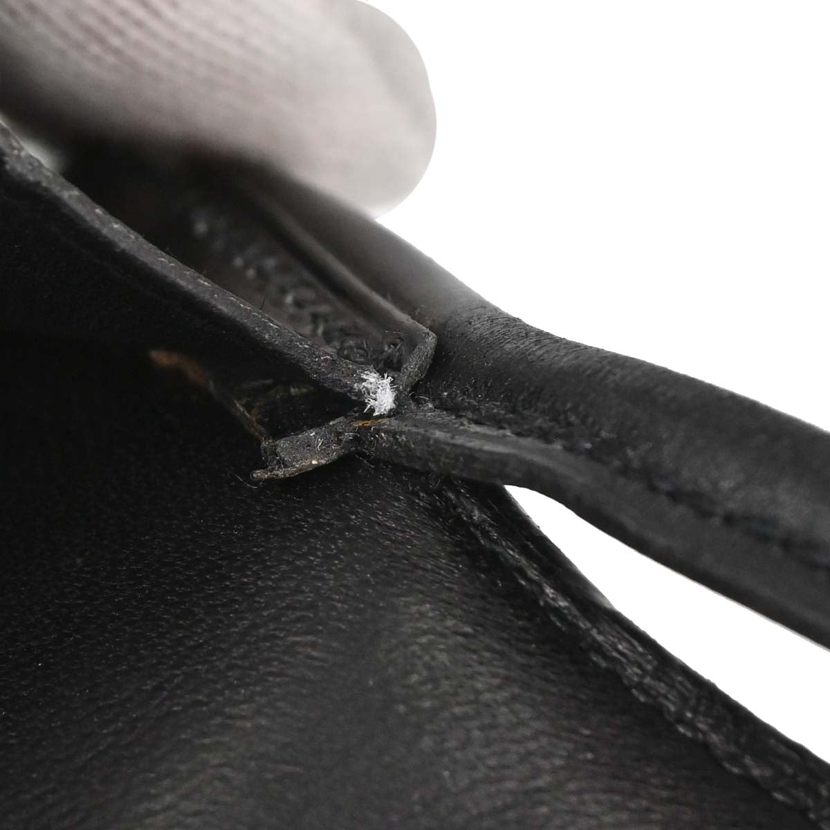 Hermes Black Box Calf Pola Shoulder Bag
