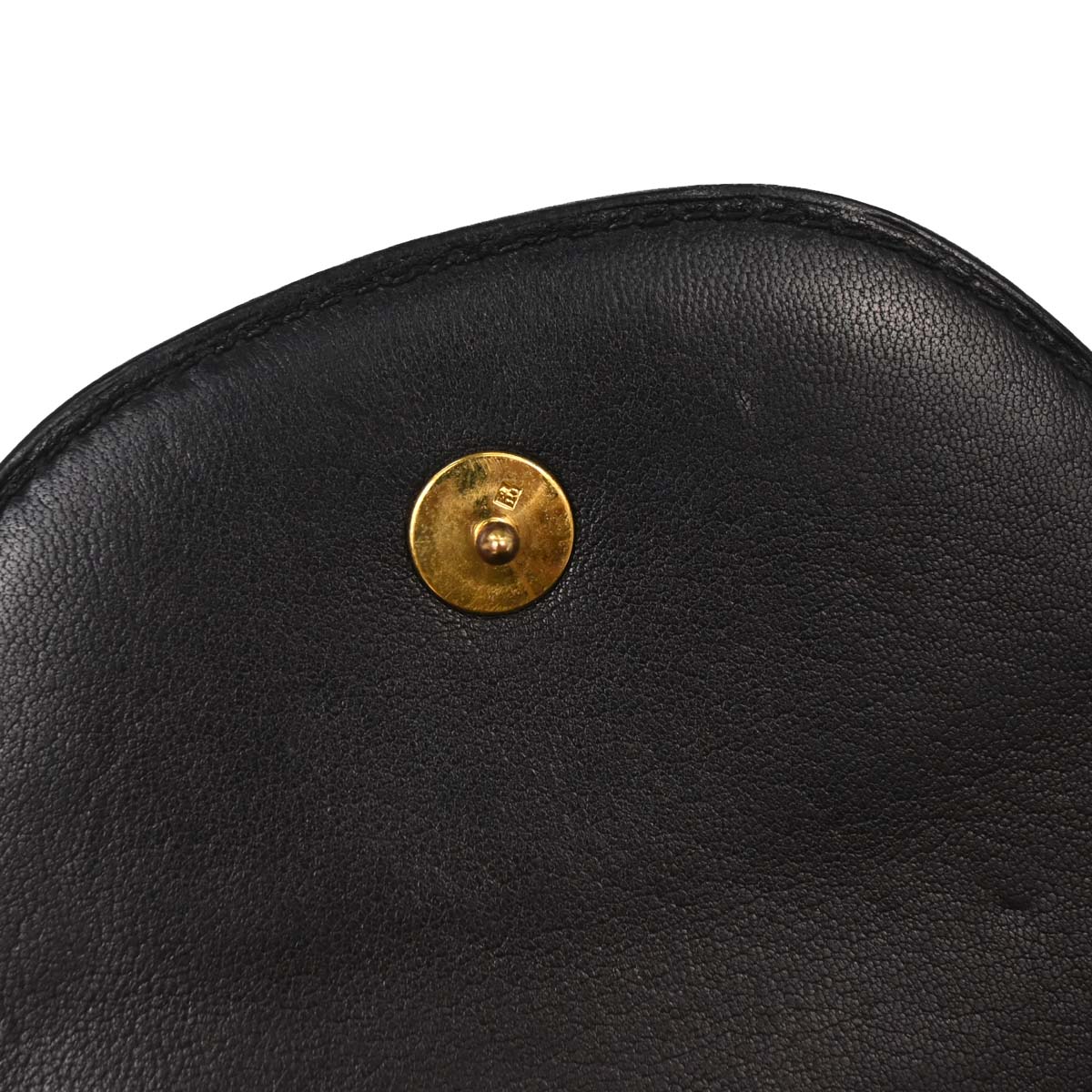 Hermes Black Box Calf Pola Shoulder Bag