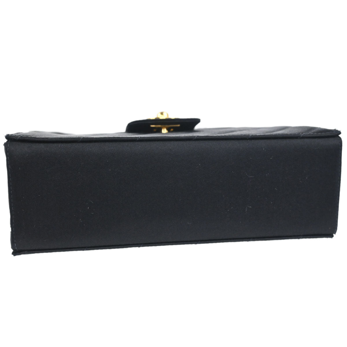 Chanel Black Satin Handbag